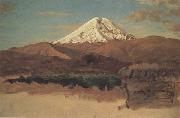 Frederic E.Church Mount Chimborazo,Ecuador painting